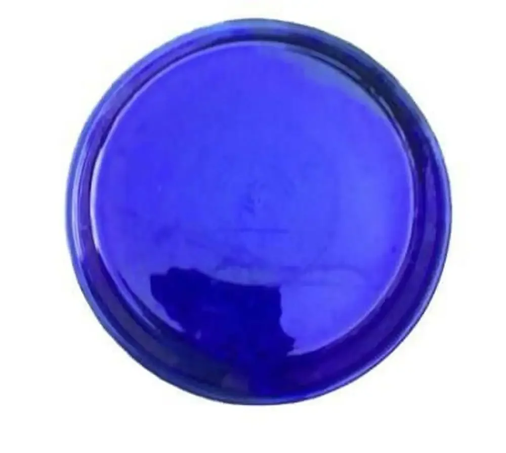 Pristine Vintage Pie Plate 9” Anchor Hocking Cobalt Blue Glass Round Pristine Lo